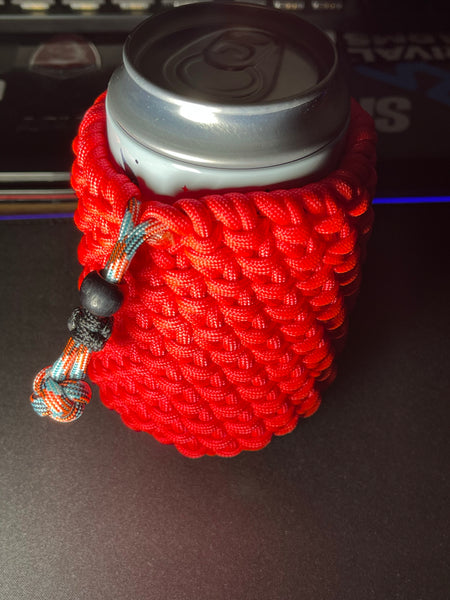 Stormdrane's Blog: Half Hitched Paracord Can Koozie